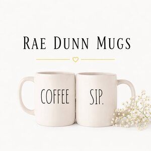 Collection of Rae Dunns Mugs